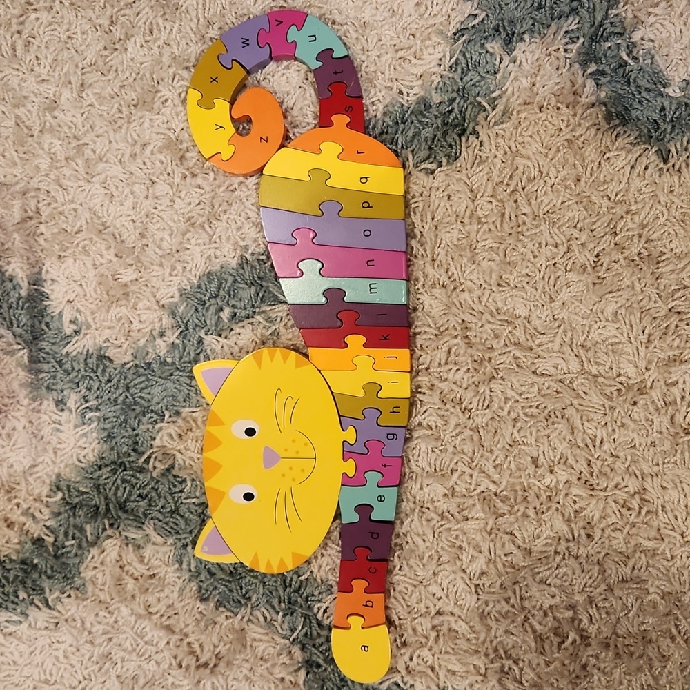 Orange Tree  ABC Alphabet Cat Puzzle